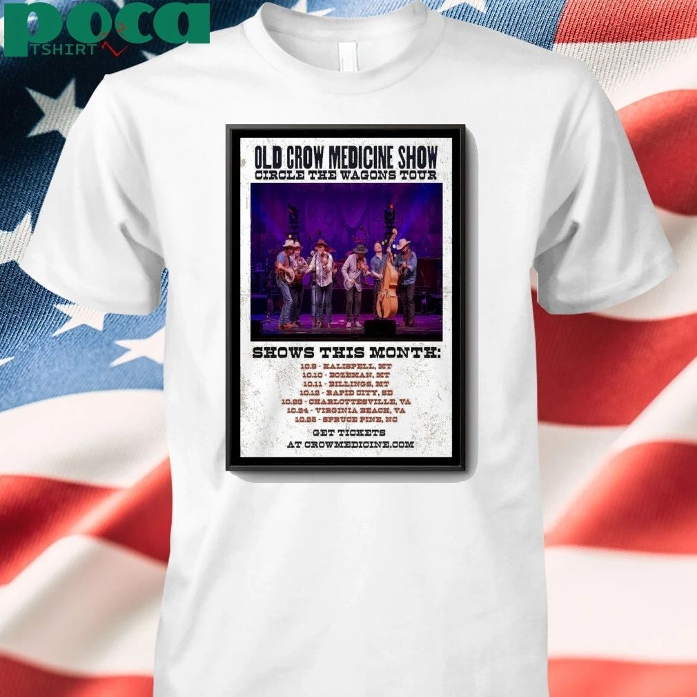 Old Crow Medicine Show October 2025 Poster shirt