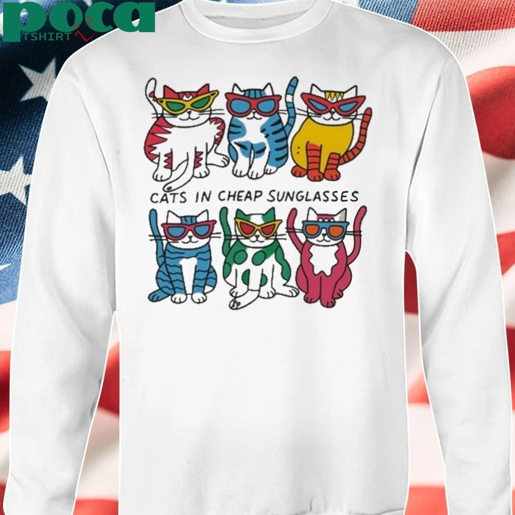 Justin Bieber Cats In Cheap Sunglasses T-shirt