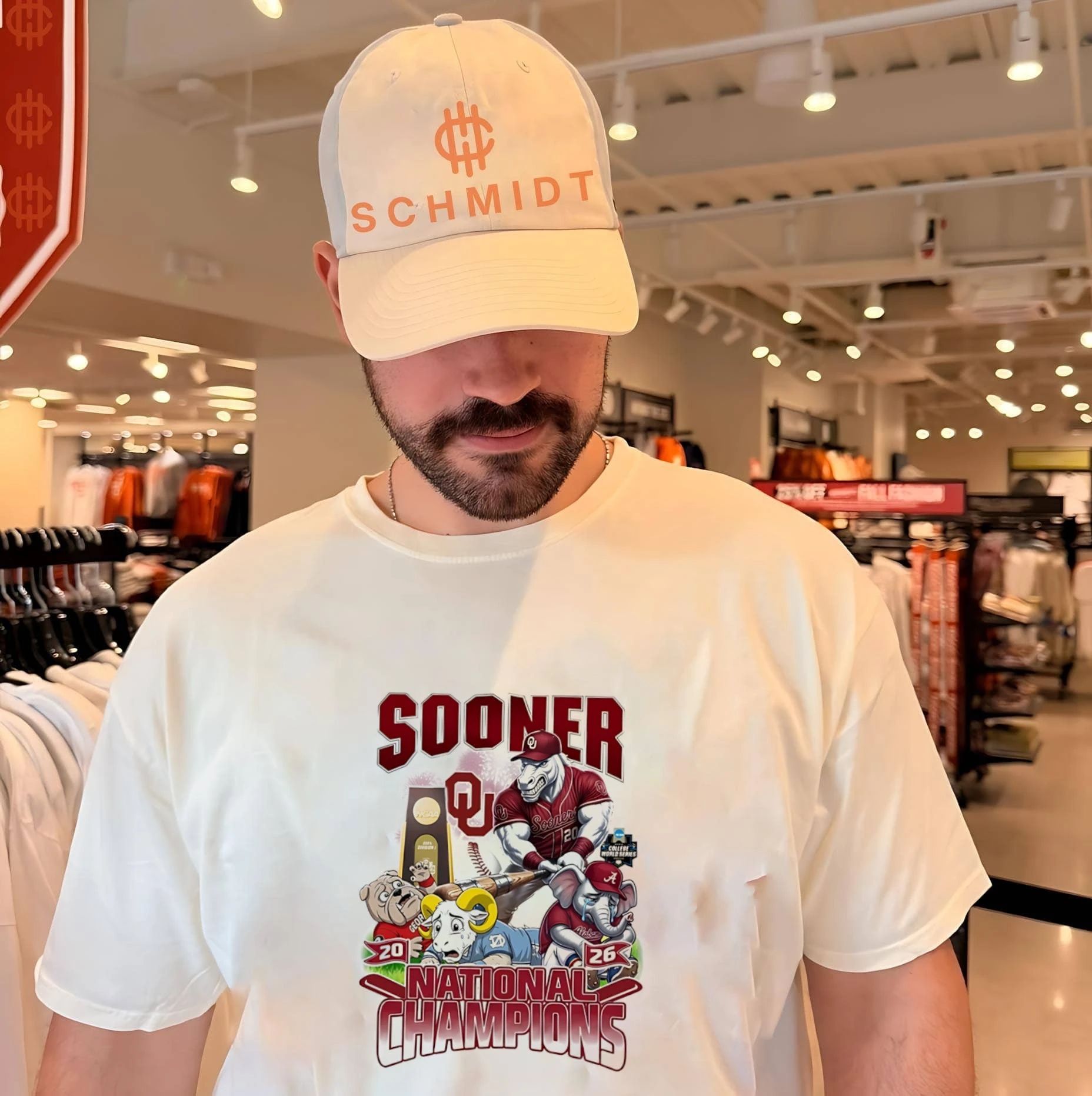 Oklahoma Sooners 2026 National Champions NCAA mascot shirt