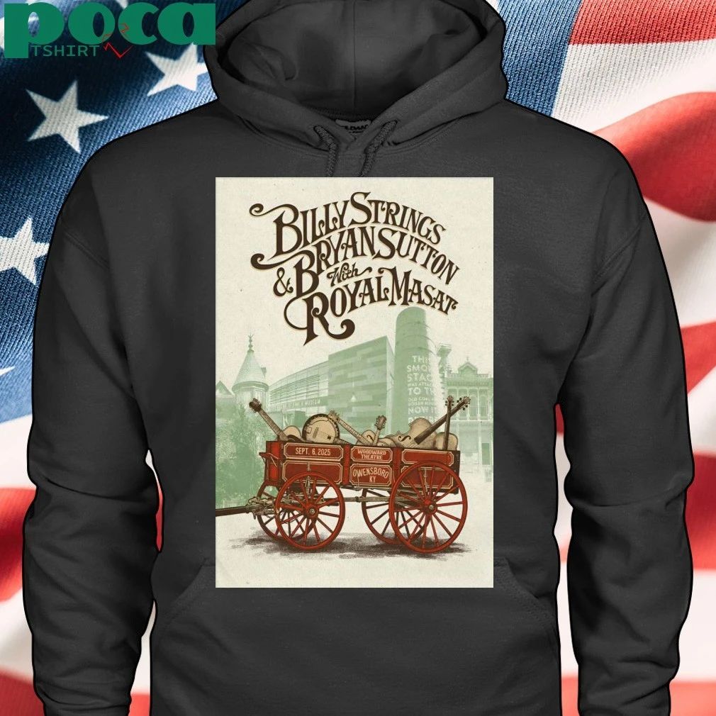 Billy Strings Sept 6 2025 Woodward Theatre Tour Poster T-shirt