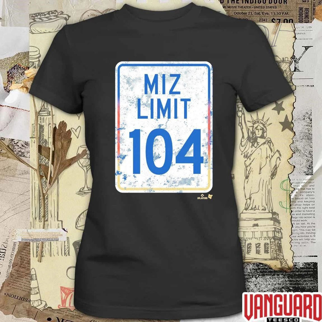 Jacob Misiorowski Miz Limit 104 Milwaukee Brewers MLB t-shirt