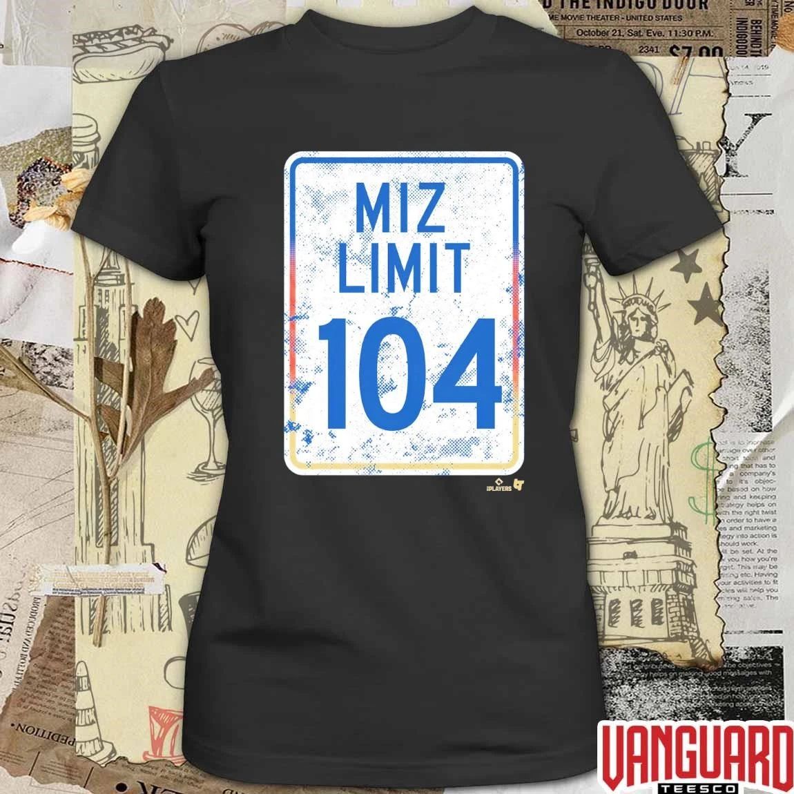 Jacob Misiorowski Miz Limit 104 Milwaukee Brewers MLB t-shirt