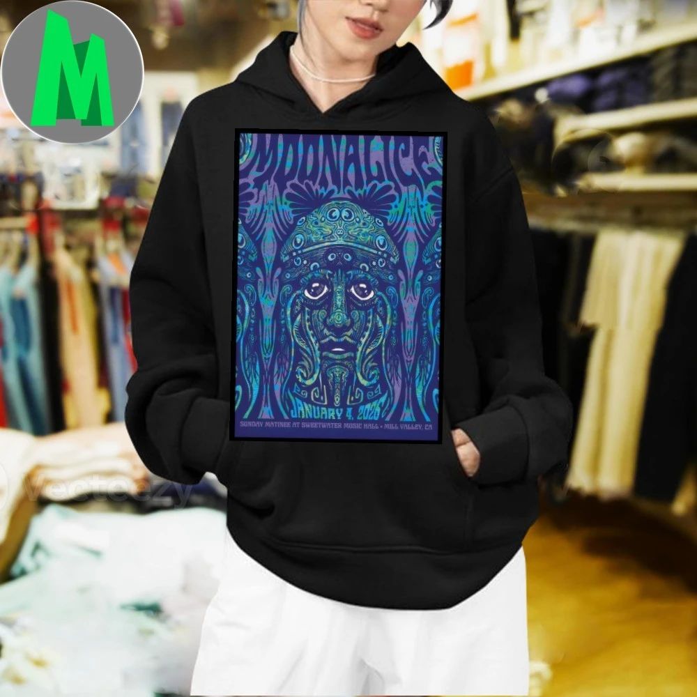 Original Moonalice 1.4.2026 Mill Valley CA Poster Shirt