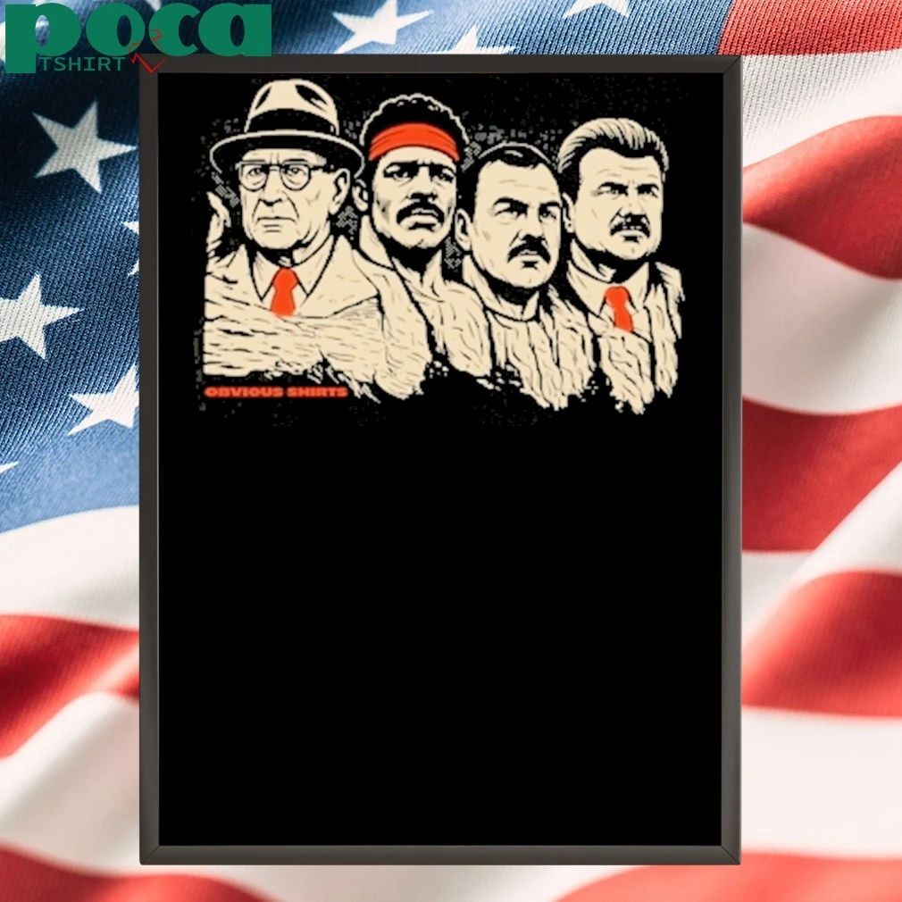 Chicago Football Legends Mount Rushmore T-shirt