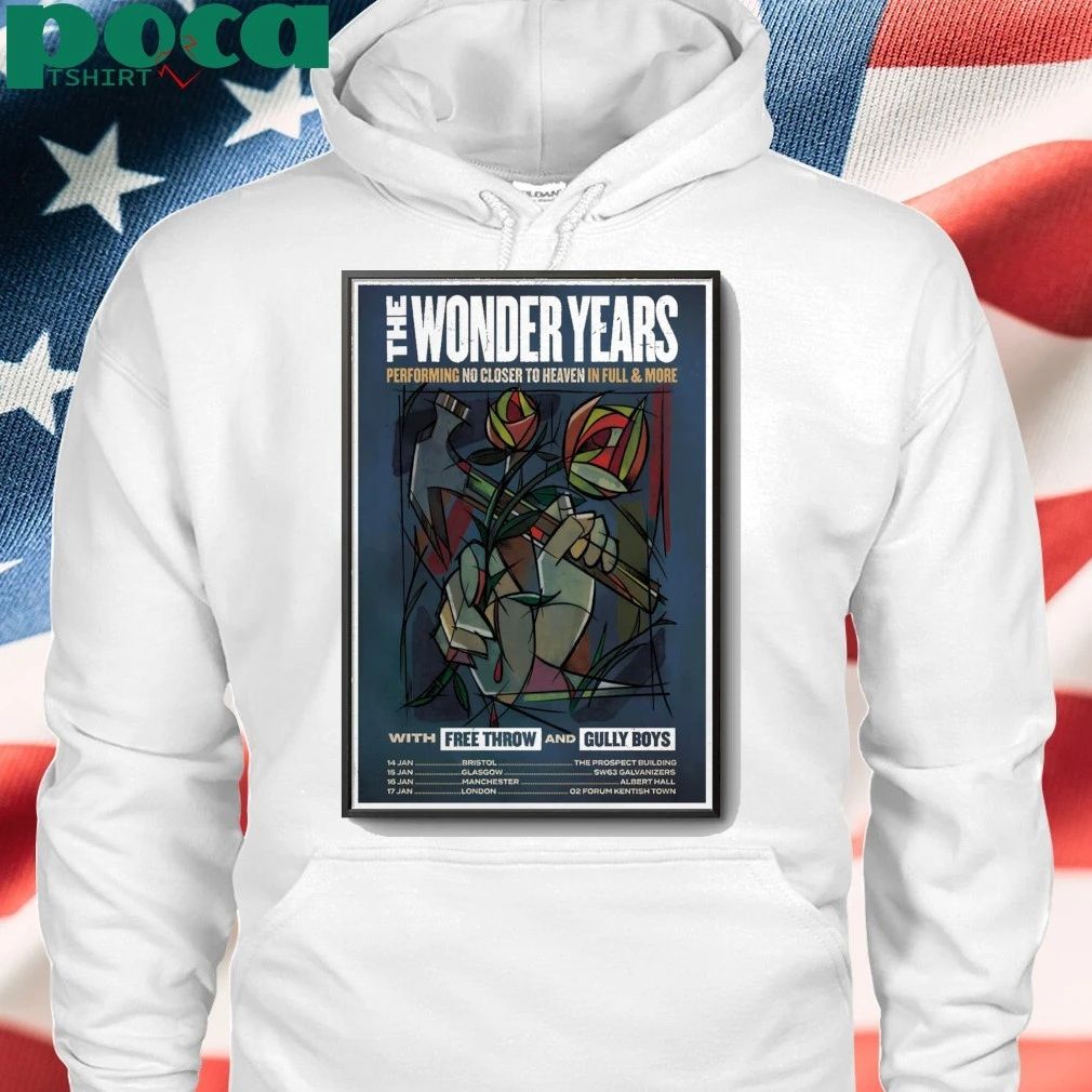 The Wonder Years UK Tour 2026 Poster shirt