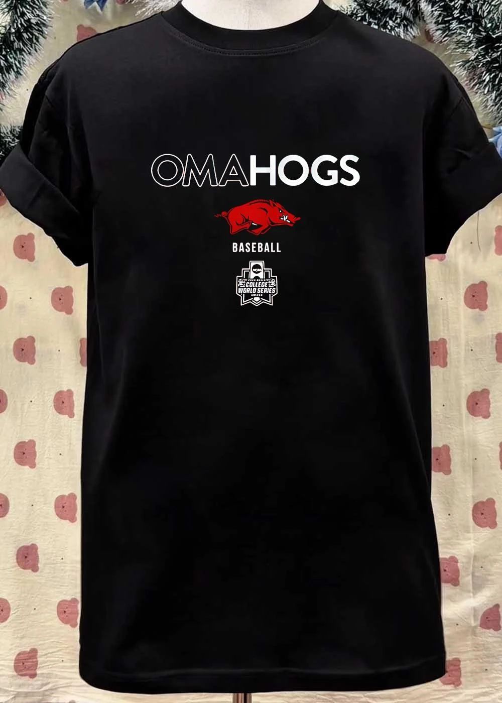 Arkansas Baseball Omahogs 2026 MCWS shirt