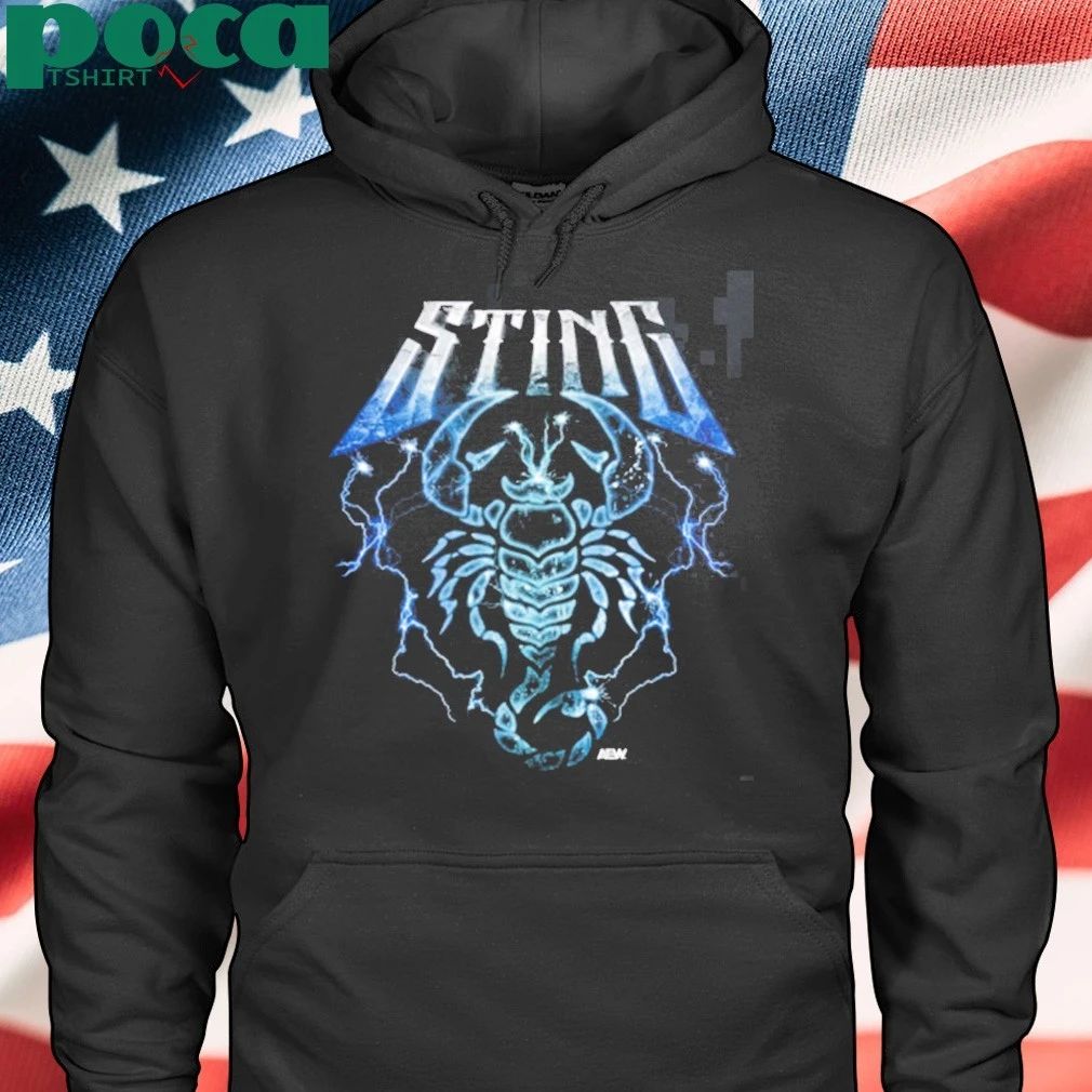 Sting AEW The Icon Lightning Scorpion T-Shirt