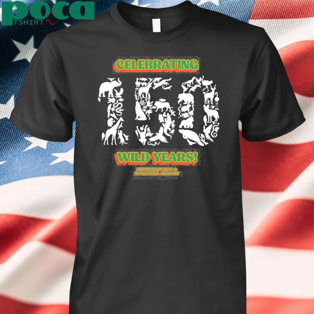 Celebrating Wild Years Cincinnati Zoo and Botanical Garden T-shirt