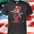 Kyron Drones Virginia Tech Hokies Breakthrough Series Nil T-shirt