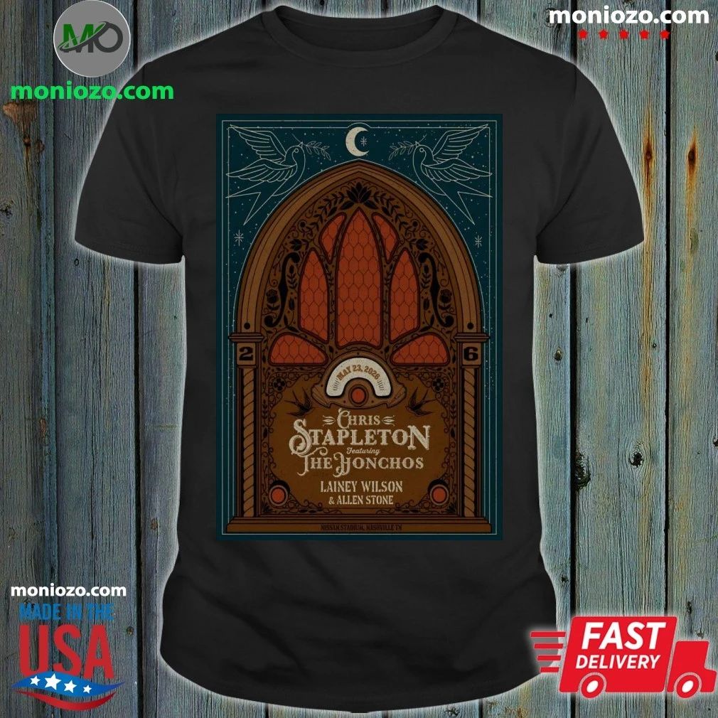 Original Chris Stapleton May 23 2026 In Nashville TN Poster Shirt