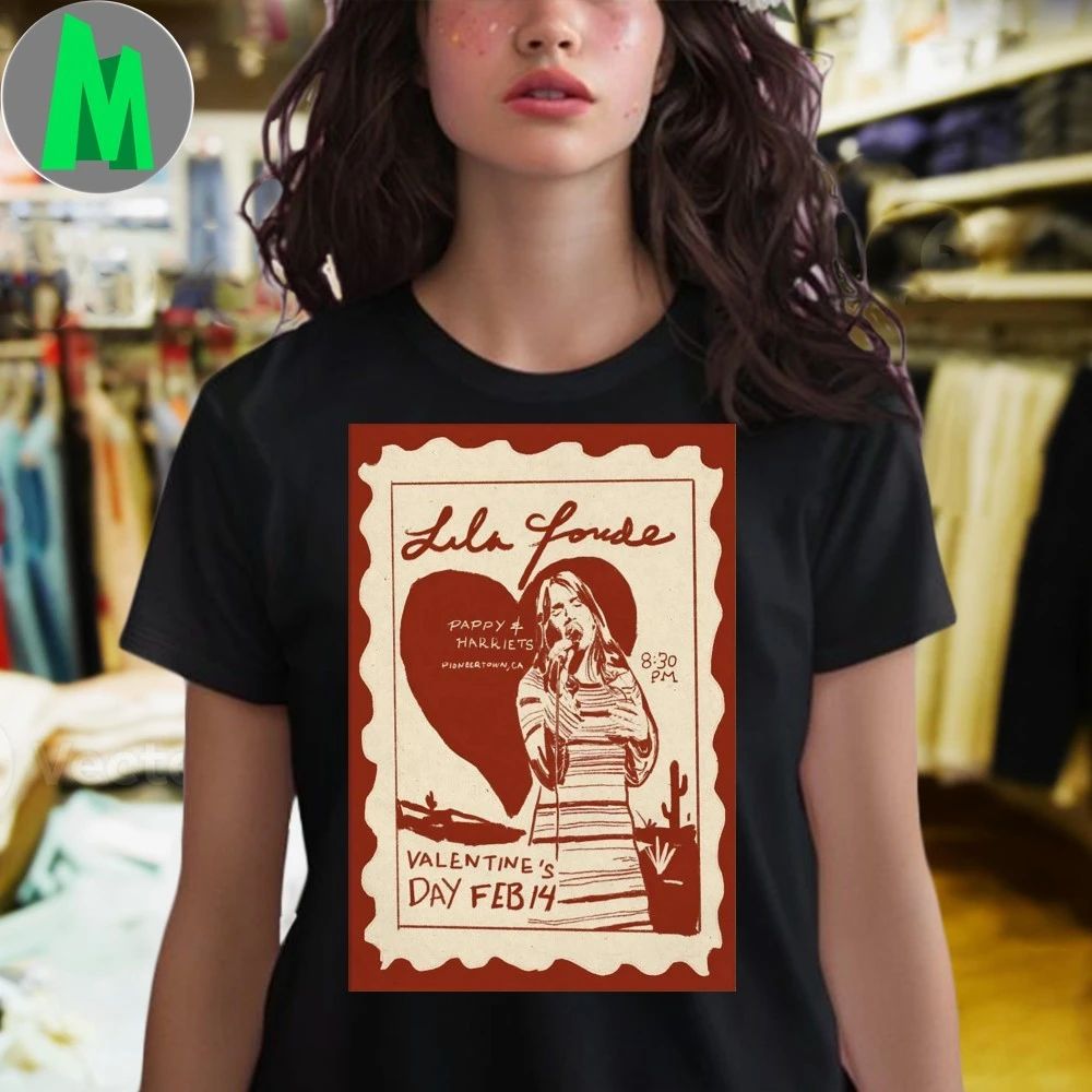 Original Ila Forde Pioneertown Ca Feb 14 2026 Tour Poster Shirt