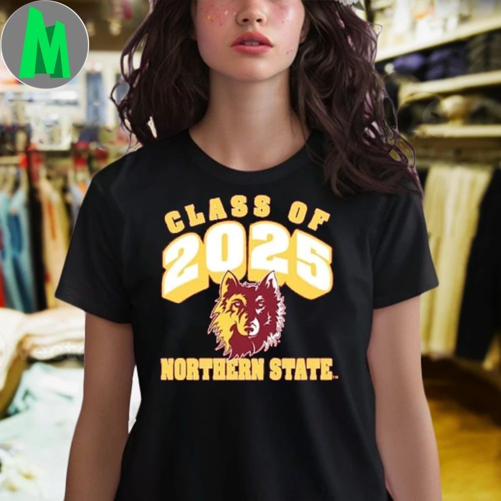 Rally Northern State Wolves Maroon Class of 2025 Shirt