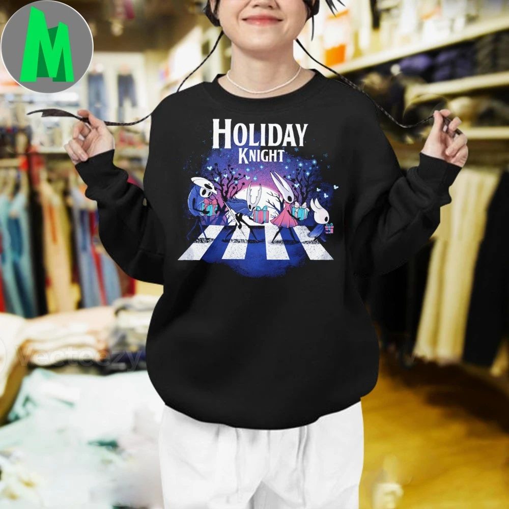 Hollow Knight The Knight, Hornet, Quirrel And Zote Holiday Knight Shirt