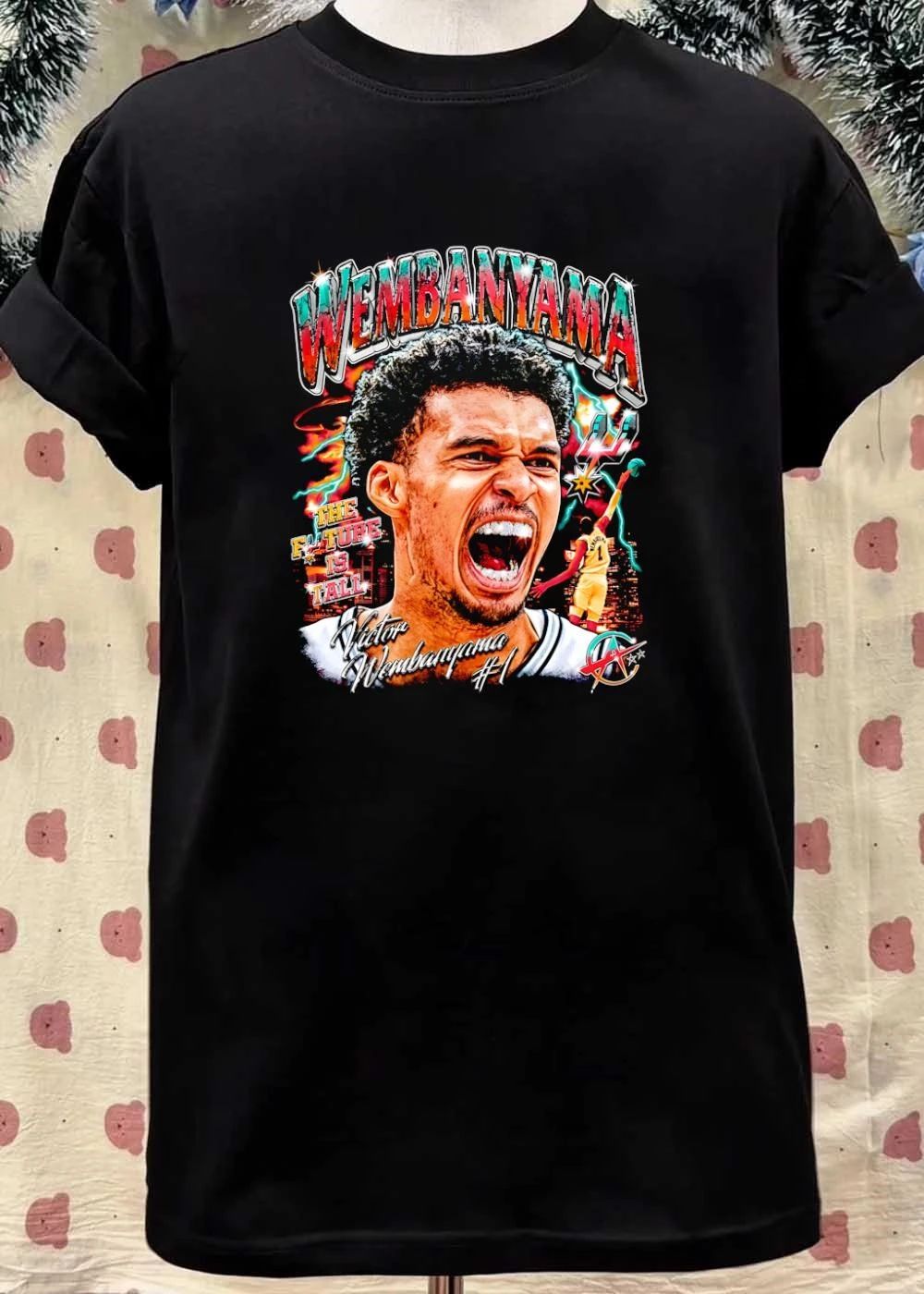 Victor Wembanyama #1 The Future Is Tall San Antonio Spurs T-Shirt