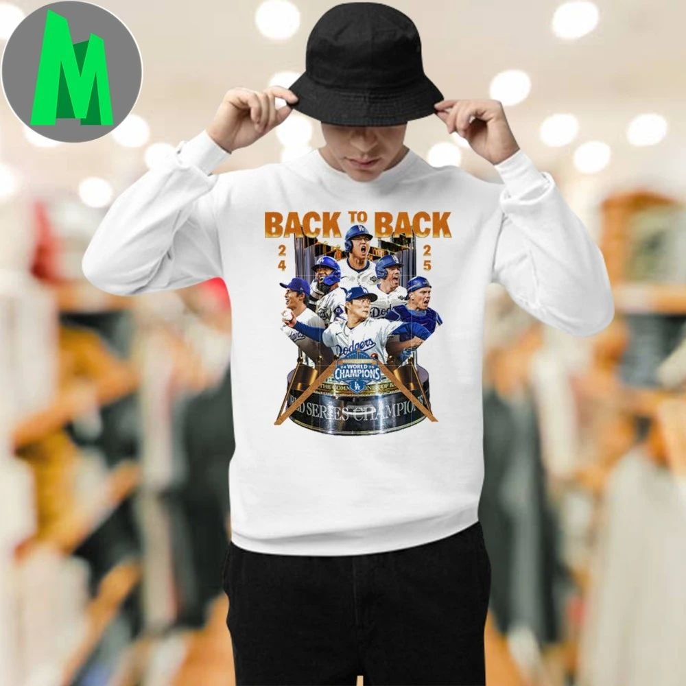 Back to back world champion dodgers games Logo T-Shirt