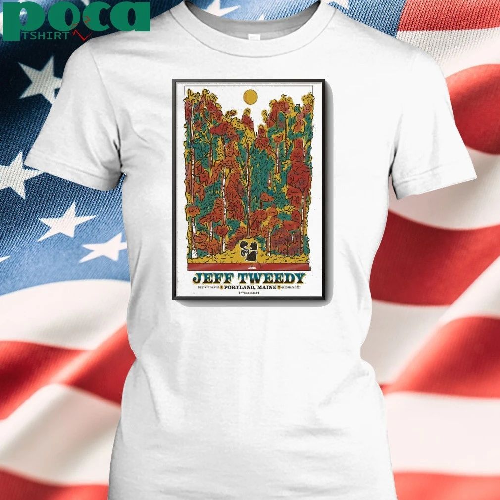 Jeff Tweedy Oct 16 2025 State Theatre in Portland Maine Poster shirt