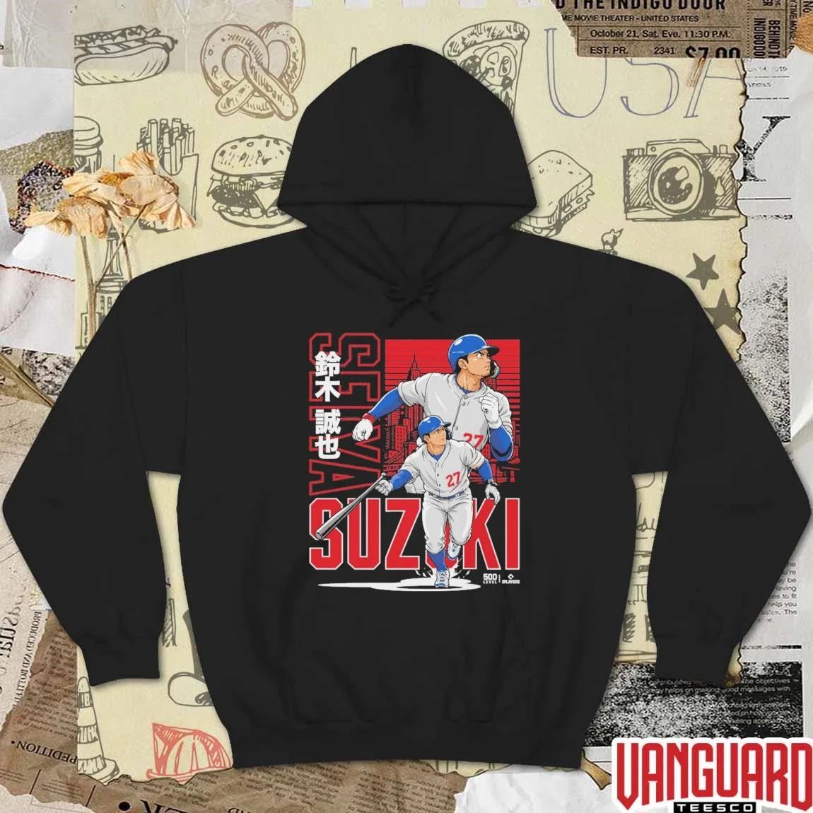 Seiya Suzuki Chicago Cubs MLB Anime t-shirt