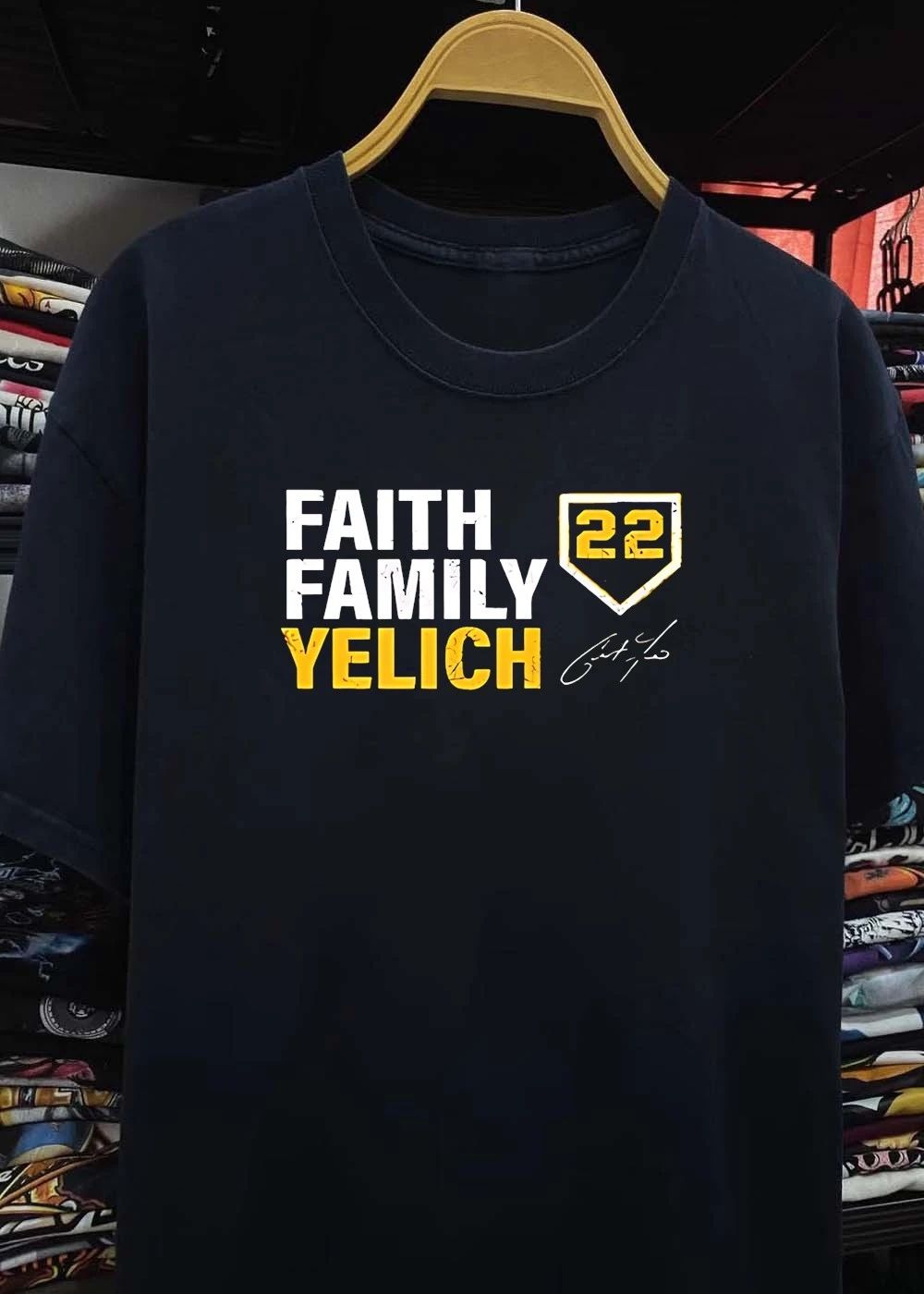 Faith Family Yelich 22 shirt