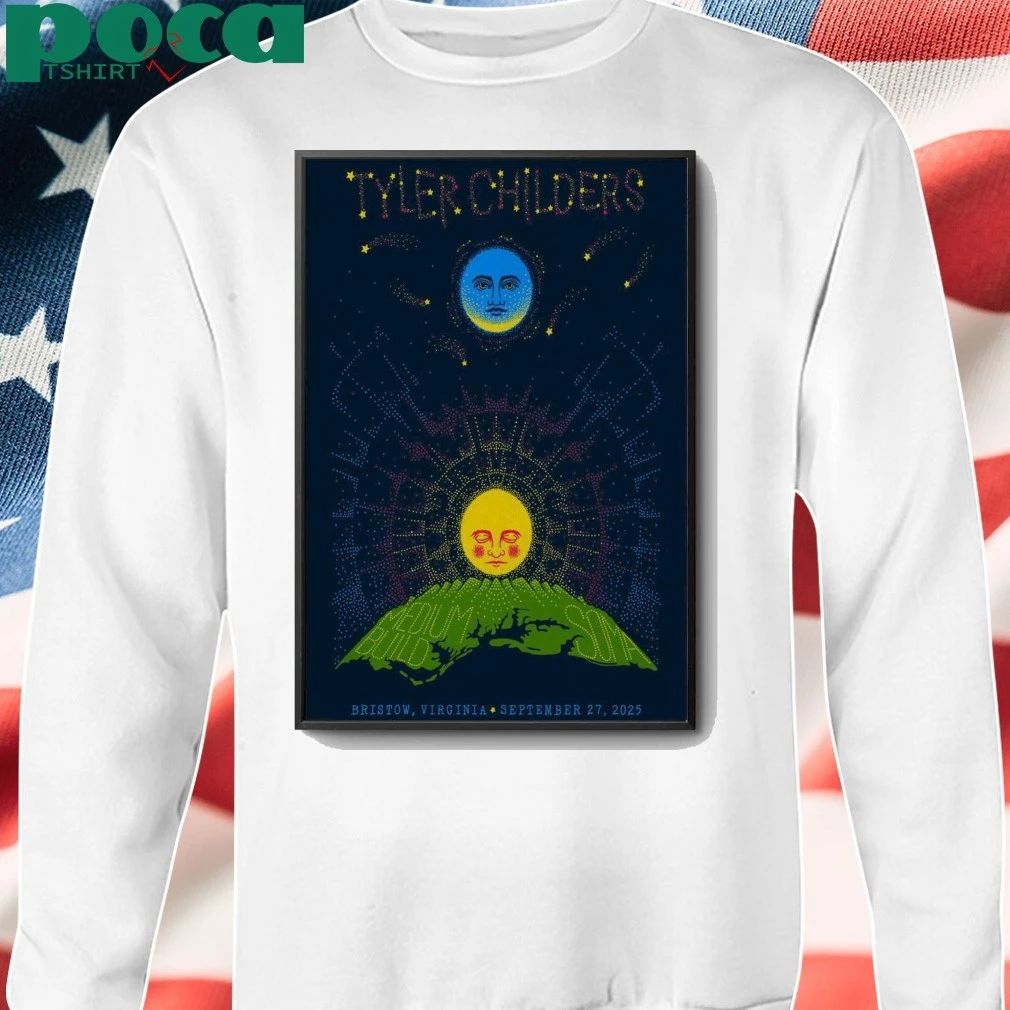 Tyler Childers September 27 2025 In Bristow, VA Tour Poster shirt