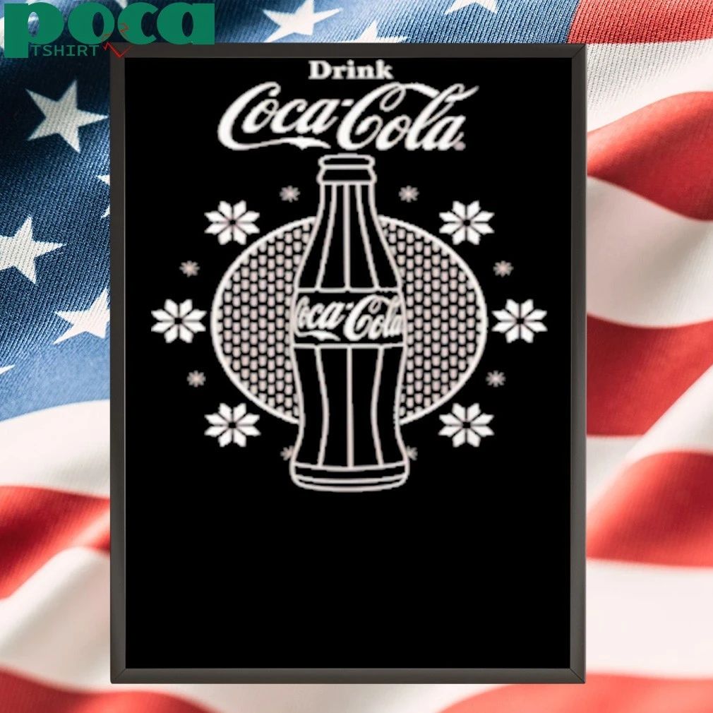 Coca Cola Christmas Snowflakes Bottle shirt