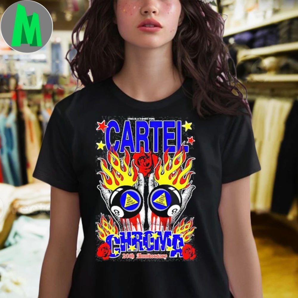 Cartel x Double Wonderful Chroma 20th Anniversary Magic Ball 8 2025 T-shirts