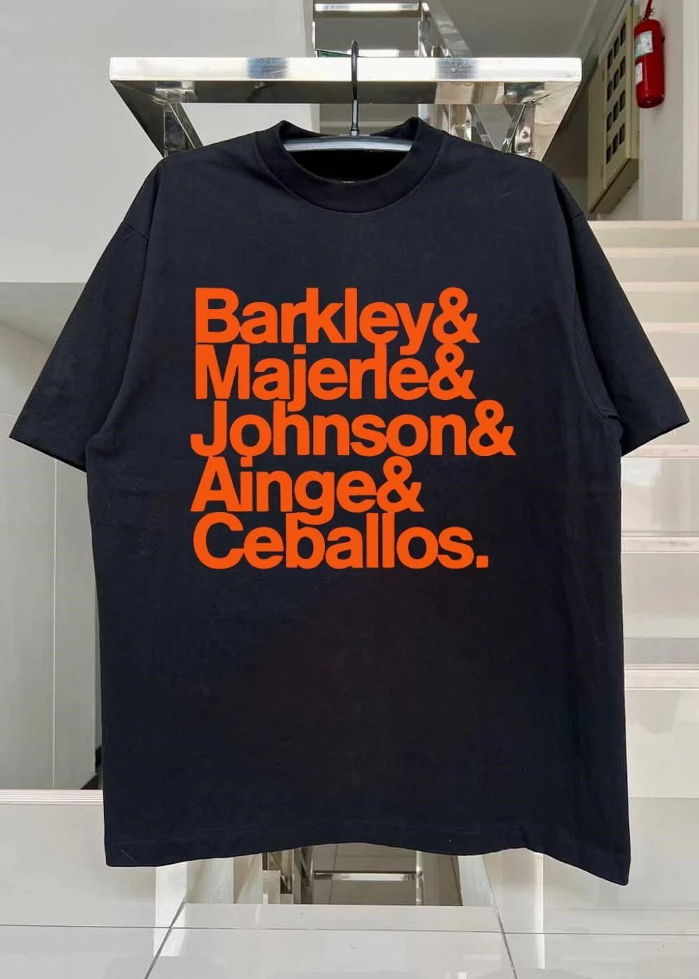 Phoenix Suns Roster List Barkley Majerle Johnson Ainge Ceballos T-Shirt