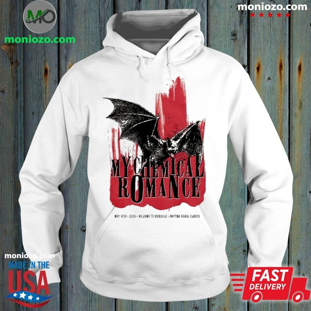 Original My Chemical Romance May 10 2026 Daytona International Speedway Show Shirt