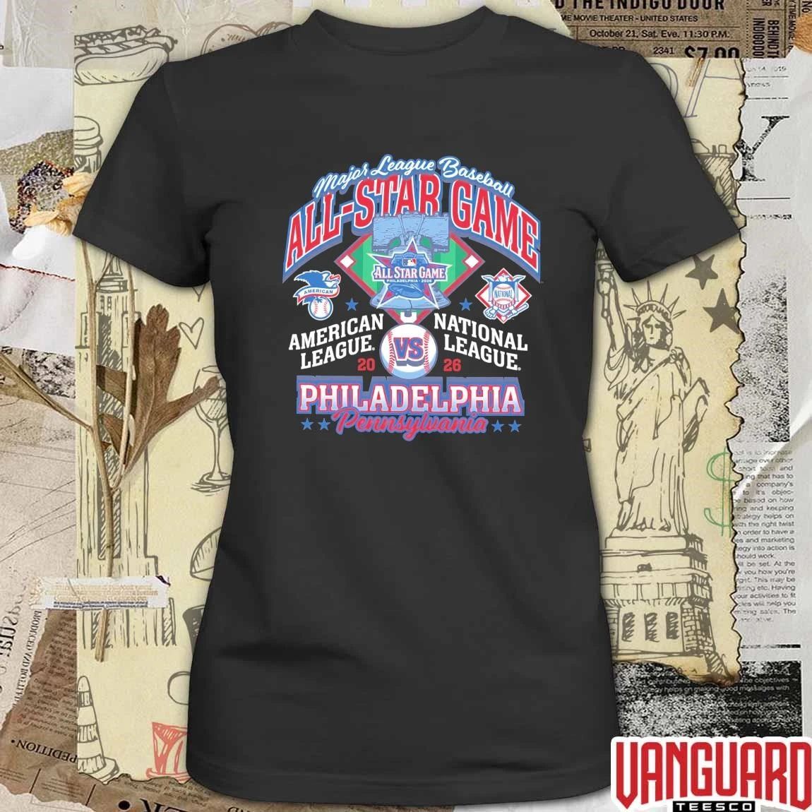 Philadelphia Phillies MLB 2026 All-Star Game Pennsylvania Event Regional t-shirt