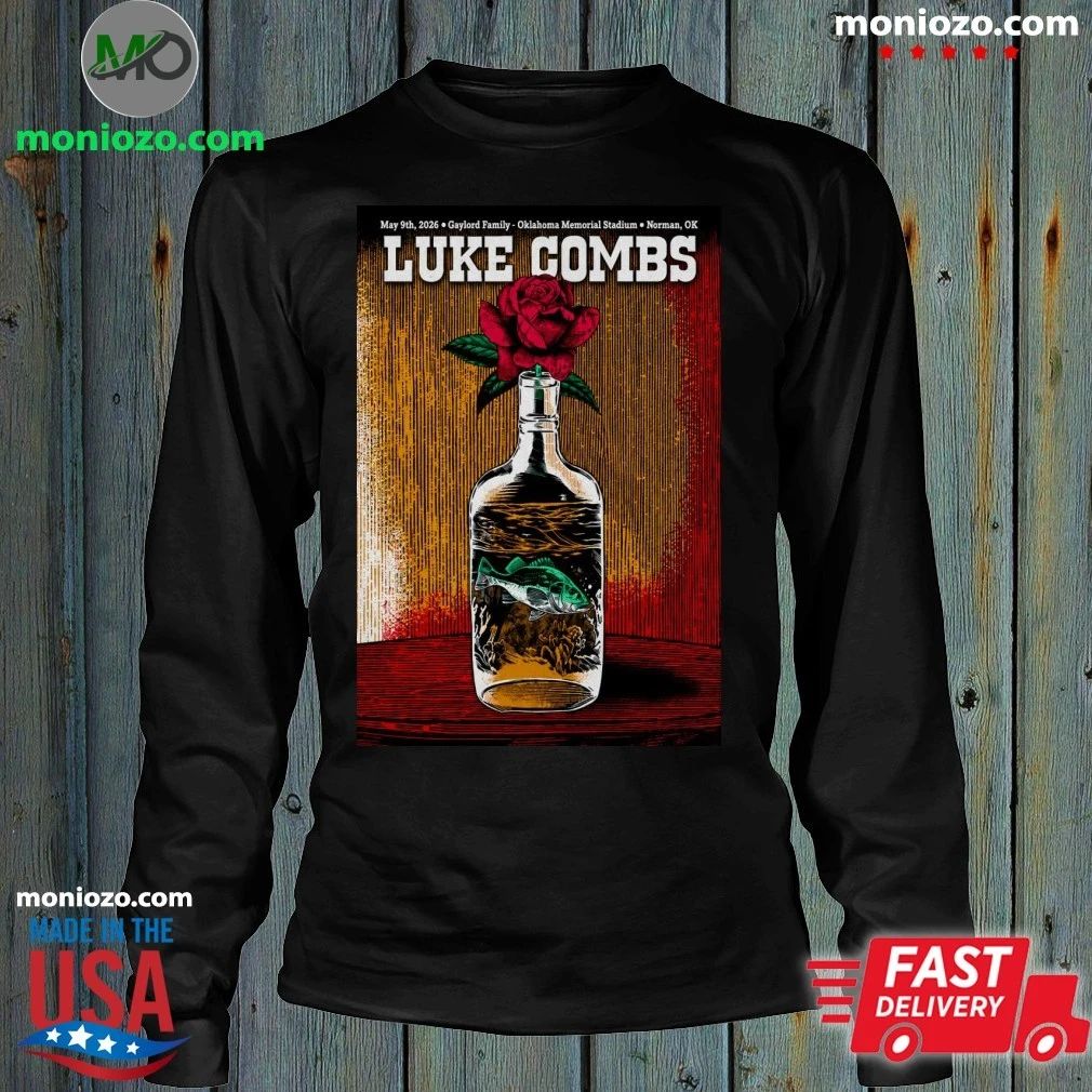 Original Luke Combs May 9 2026, Norman OK Poster Shirt