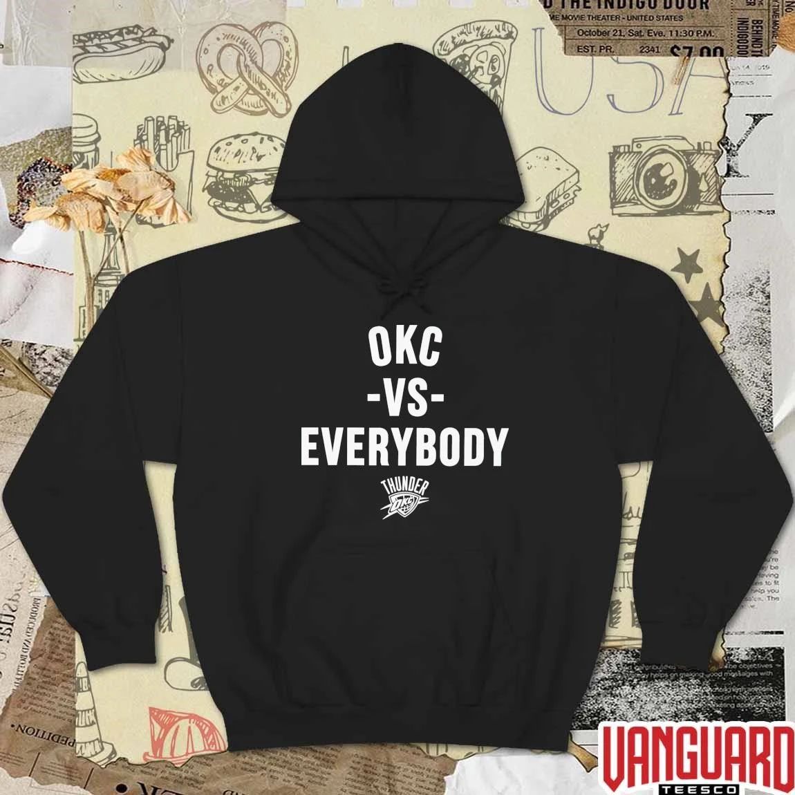 OKC Vs Everybody Oklahoma City Thunder 2026 NBA Playoffs Basketball t-shirt