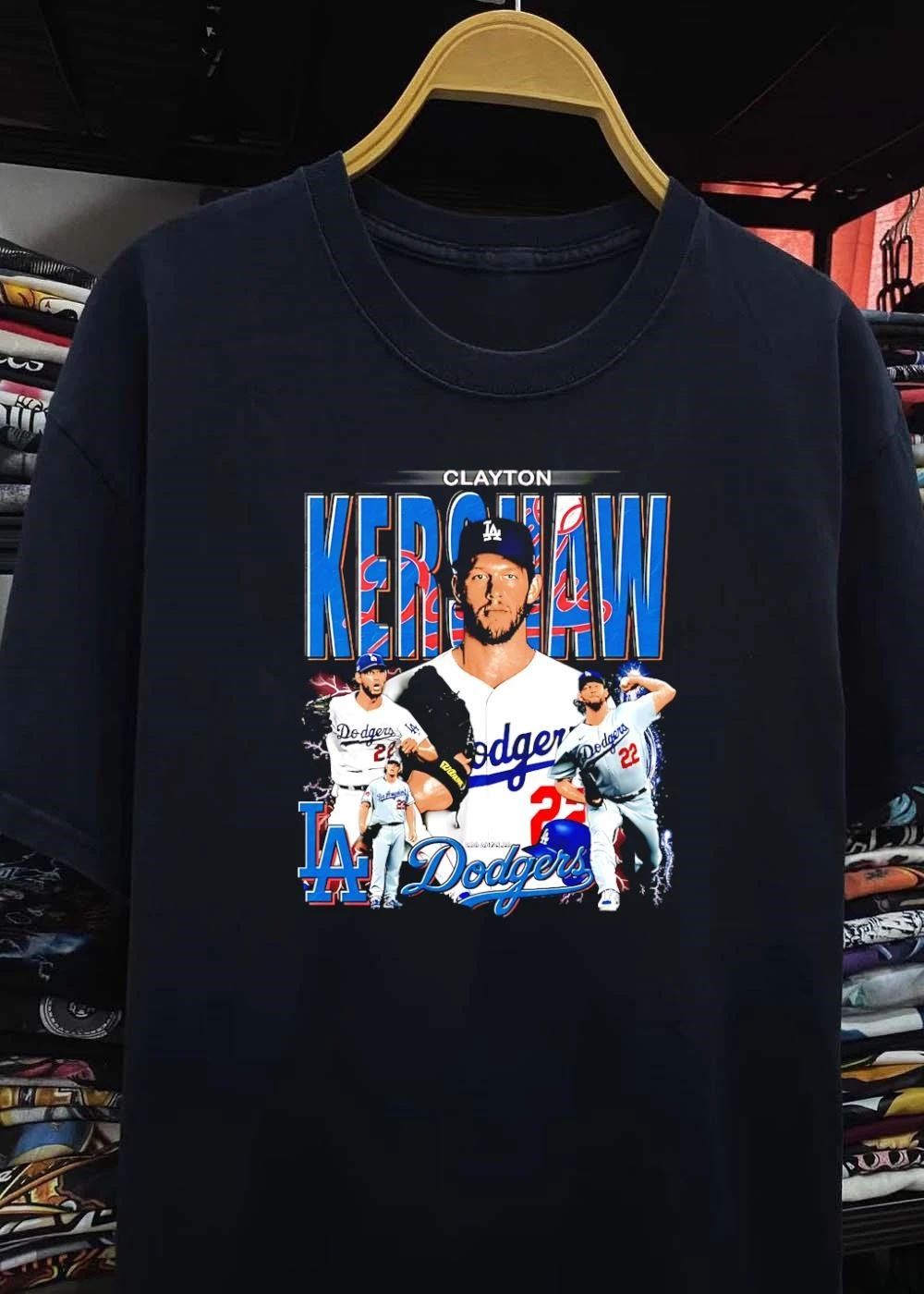 Clayton Kershaw Los Angeles Dodgers Pitching Clayton Kershaw Los Angeles Dodgers Shirt