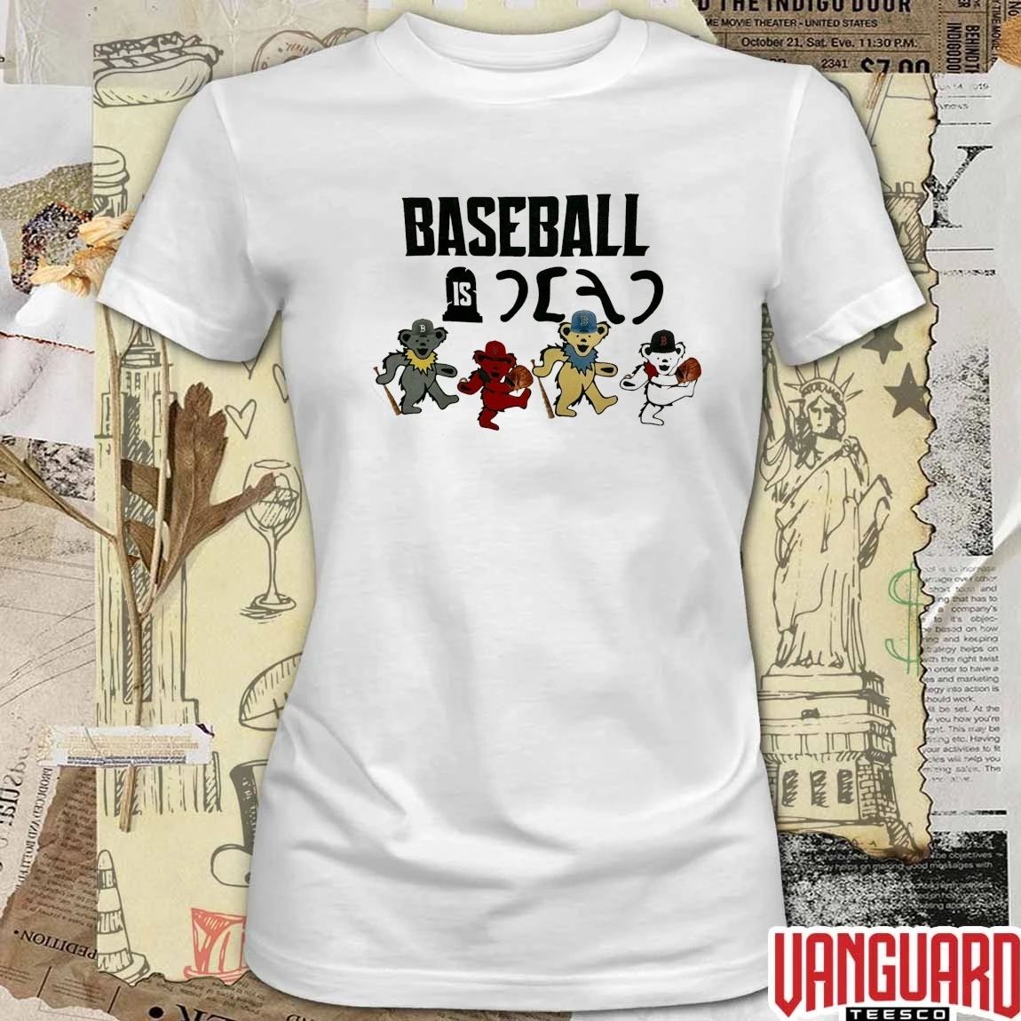Worcester Red Sox Grateful Dead Night Baseball Is Dead t-shirt