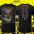 Glasgow, Scotland 25th June 2026 European Leg Metallica Shirt – M72 World Tour 2026 Wolf Skull Jack Tee