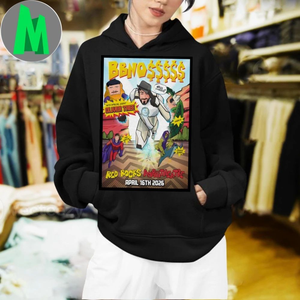 Bbno$ Red Rocks Amphitheatre Morrison April 16 2026 Poster Shirt