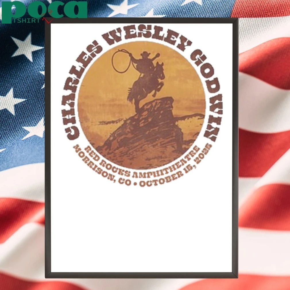 Charles Wesley Godwin Oct 15 2025 Red Rocks Show shirt