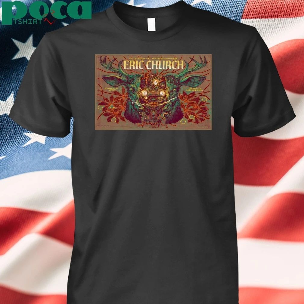 Eric Church Sep 13 2025 Nationwide Arena In Columbus OH Poster shirt
