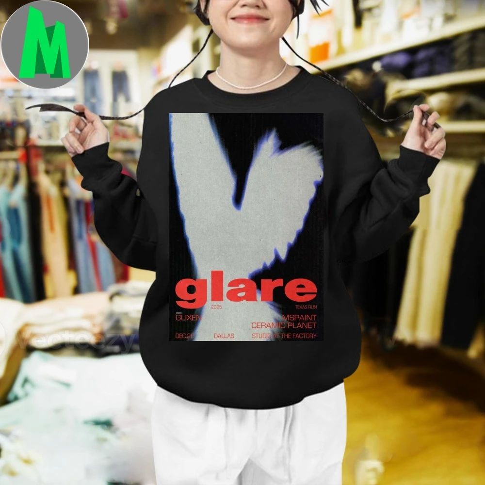 Original Glare With glixen December 20 2025 At Studio At The Factory Show Poster T-Shirt