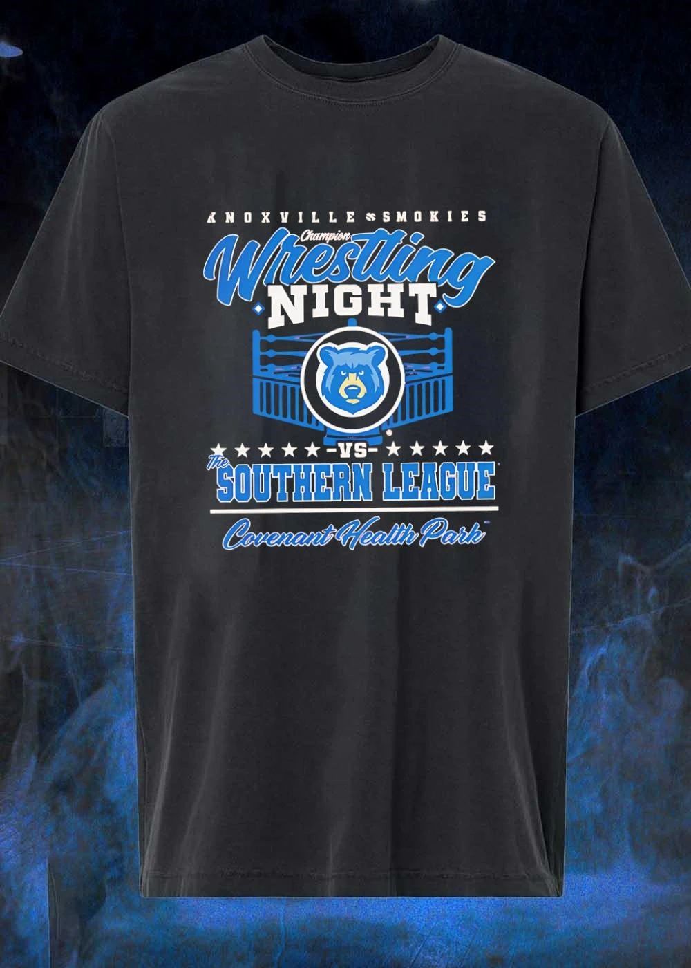Knoxville Smokies Wrestling Night vs The Southern League Covenant Health Park Shirt