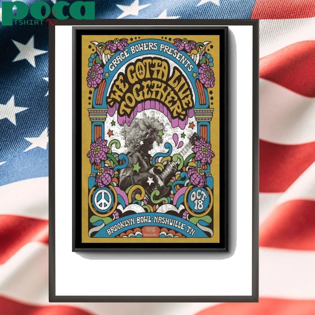 Grace Bowers Oct 18 2025 Nashville, Tennessee Poster shirt