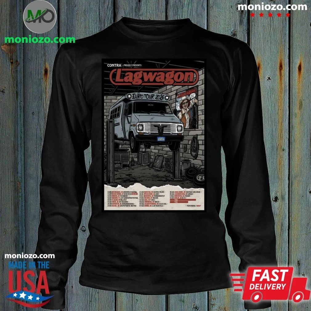 Original Lagwagon EU 2026 Tour Poster Shirt