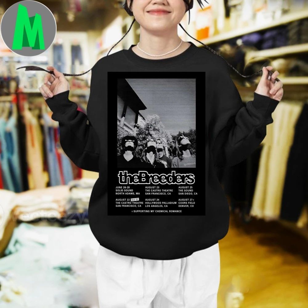 The Breeders August Shows 2026 Poster Shirt