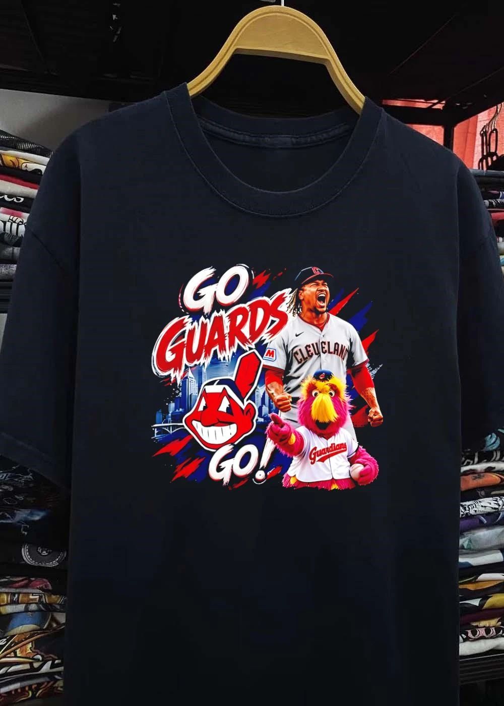 Go Guards Jose Ramirez Chief Wahoo Cleveland Baseball Fan shirt