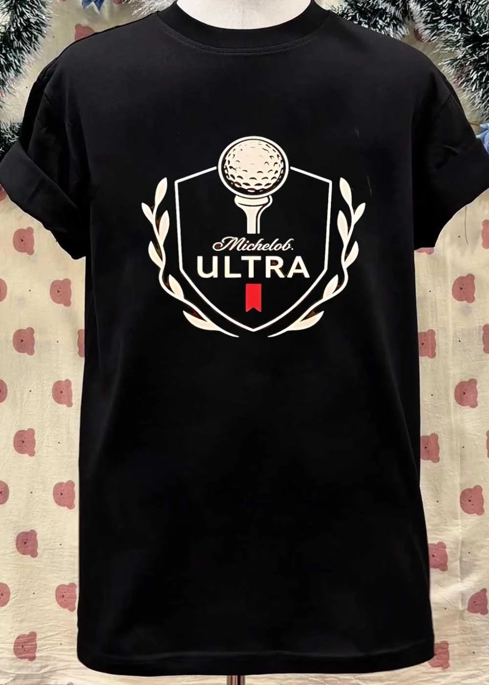 Michelob Ultra Golf Ball Shield Logo Apparel T-Shirt