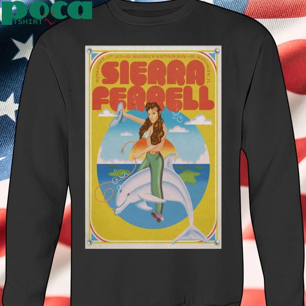 Sierra Ferrell Sep 12 2025 The St. Augustine Amphitheatre Poster T-Shirt