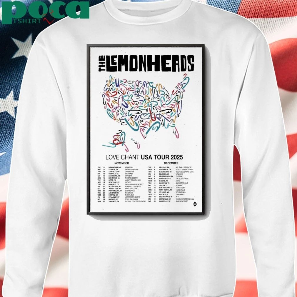 The Lemonheads Live Chant USA Tour 2025 Poster shirt