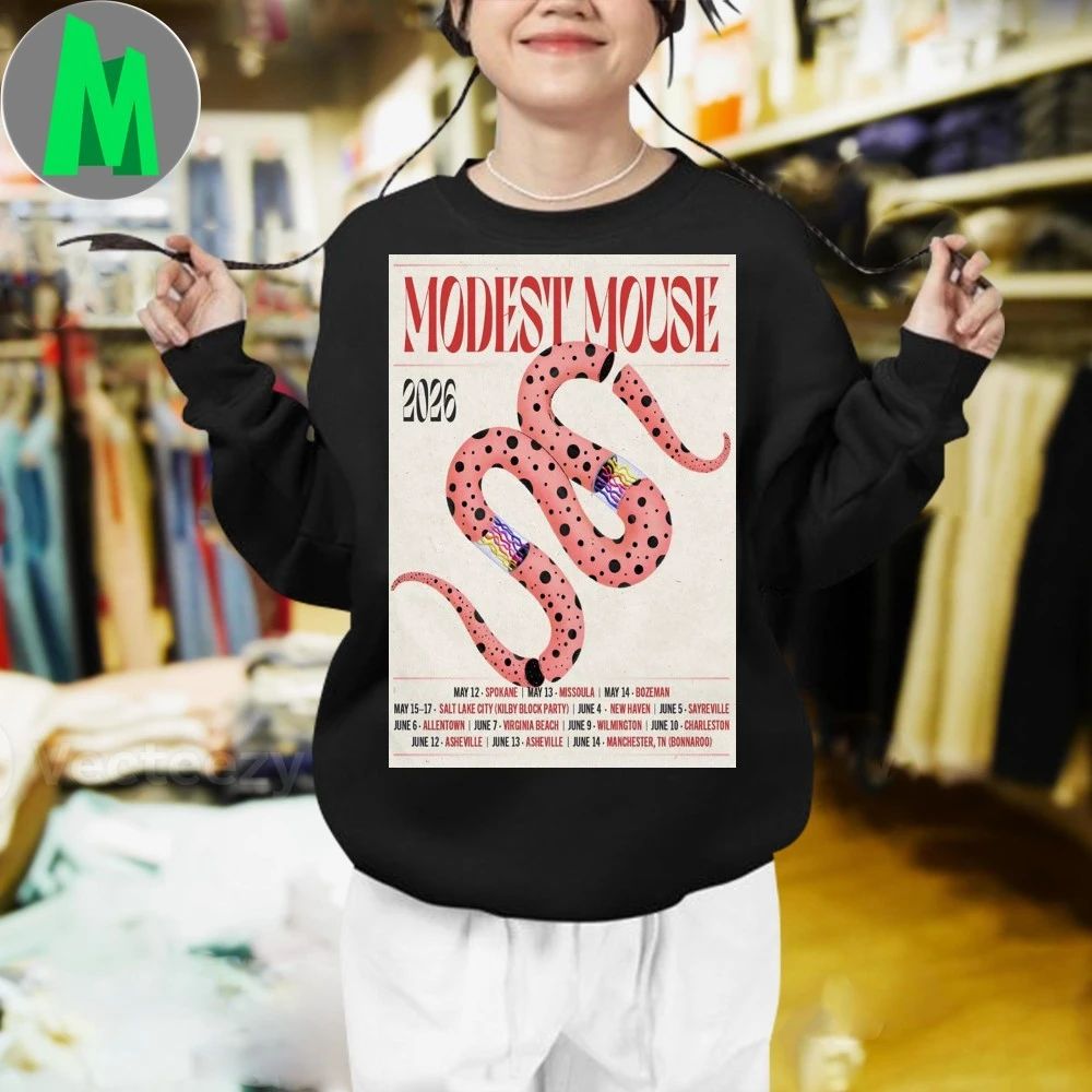 Modest Mouse Tour 2026 Poster Shirt