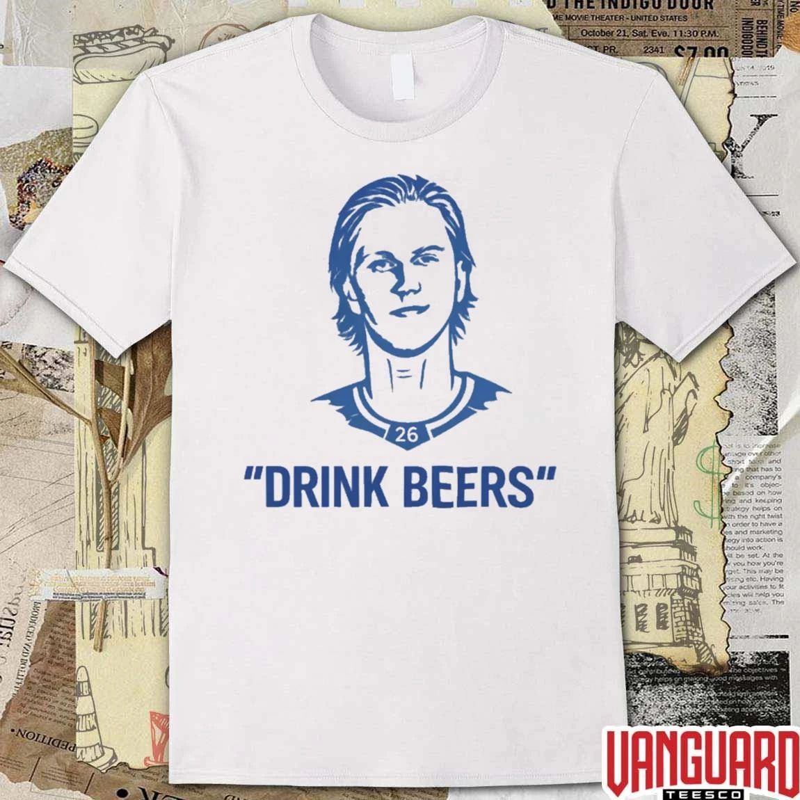 Sam Carrick Drink Beers NHL Hockey 2026 t-shirt