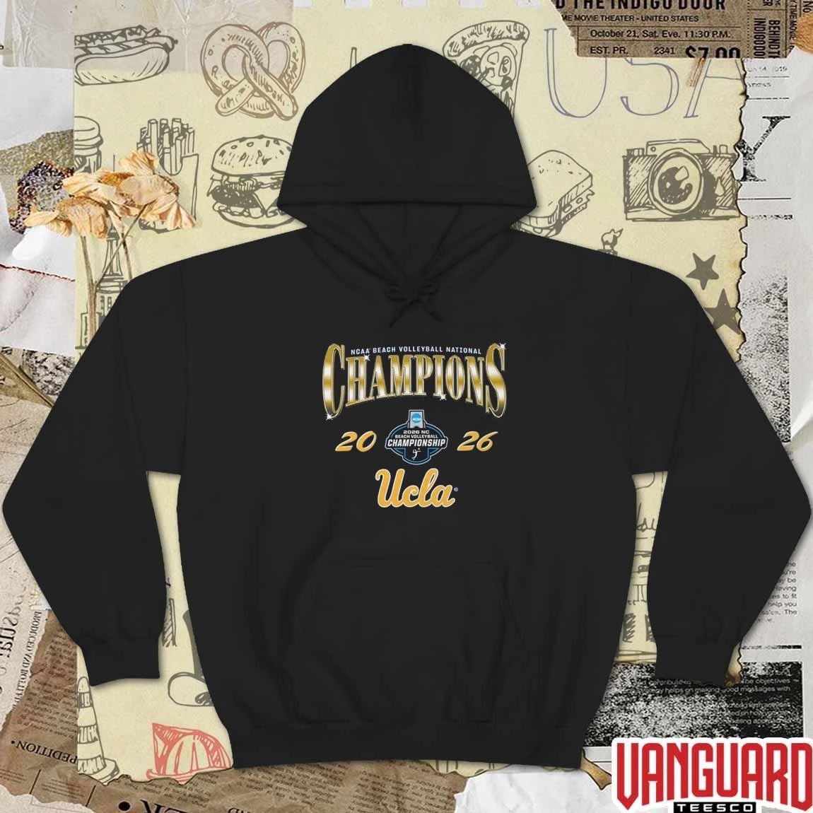 UCLA Bruins Women’s Beach Volleyball 2026 NCAA National Champions t-shirt