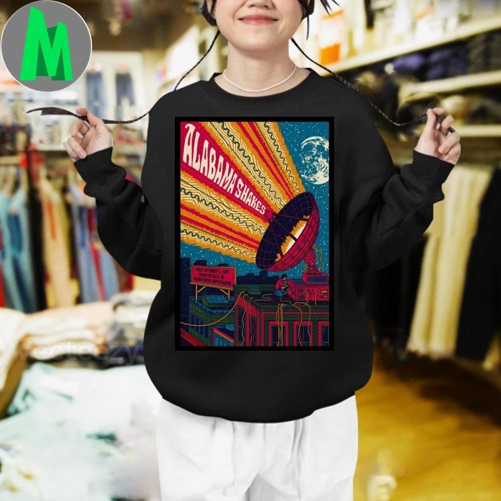 Alabama Shakes Tour 2025 Rochester Hills, MI Poster T-Shirt