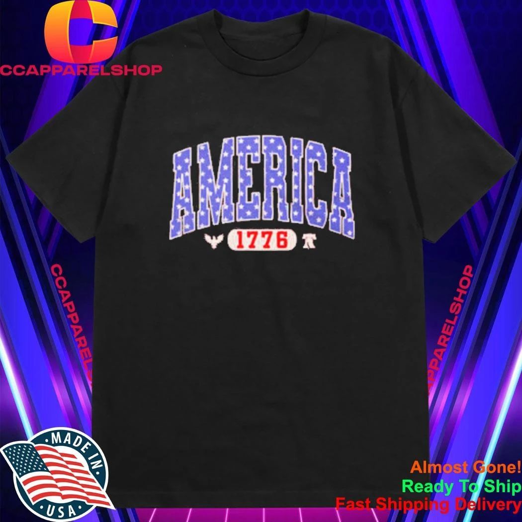 America 1776 Vintage Arch Patriotic Stars Shirt